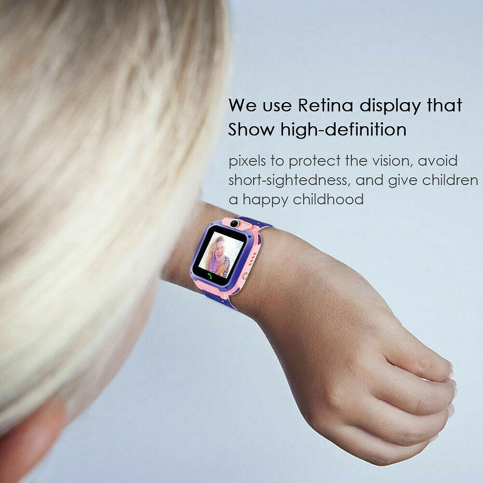 Thumbnail: Q12 Children's Smart Watch SOS Phone Watch For Kids 2G SIM Card IP67 Waterproof