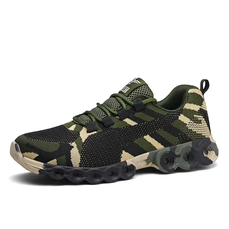Thumbnail: Couples Camouflage Sneakers Women Sports Breathable Vulcanize Shoes Non-slip Ru