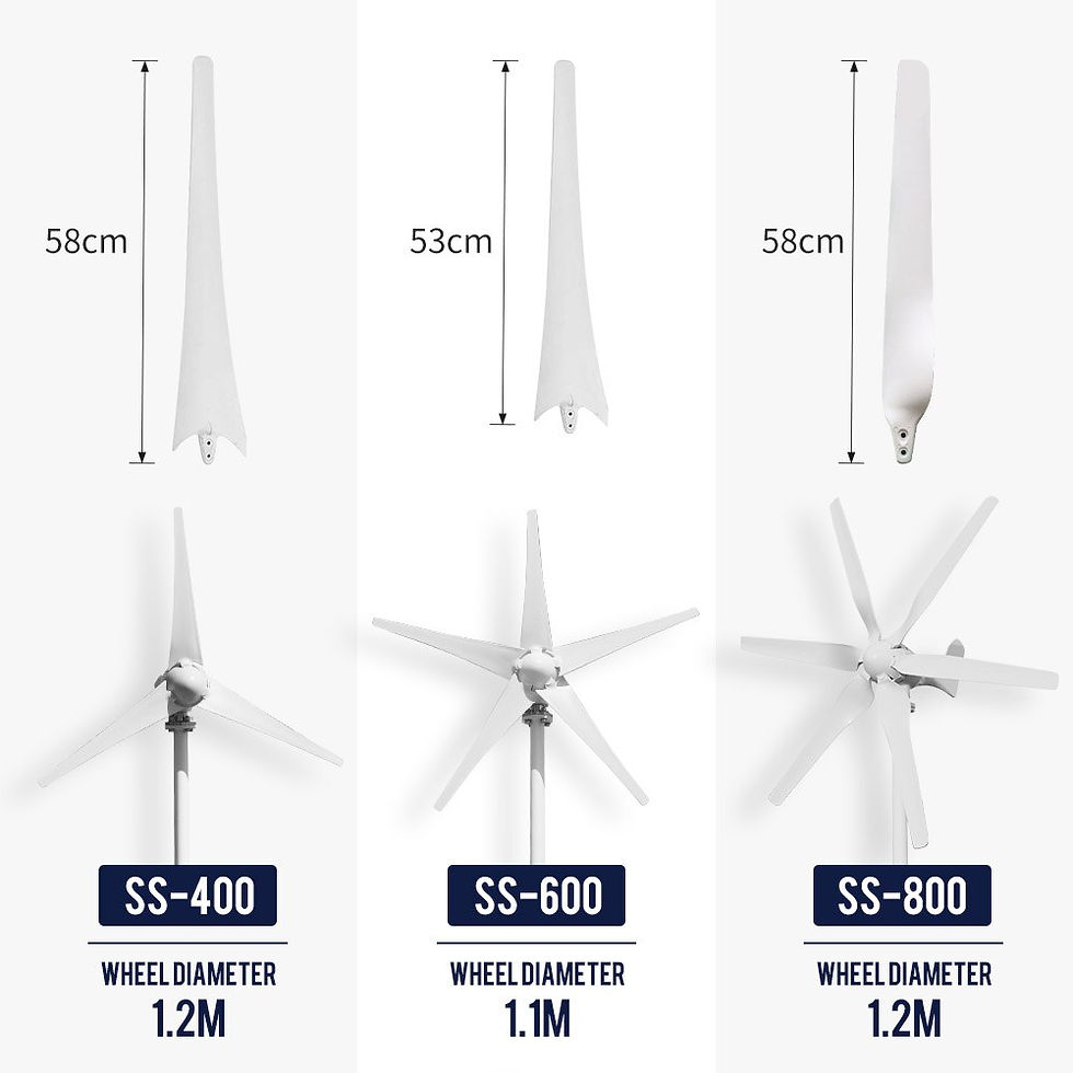 Thumbnail: 400w 600w 1000W 12v 24v 48vHorizontal Wind Turbine Generator Free Power