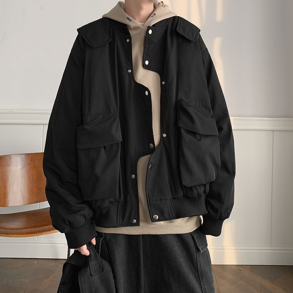 Thumbnail: Fashion Pilot Jacket Men's Work Clothes