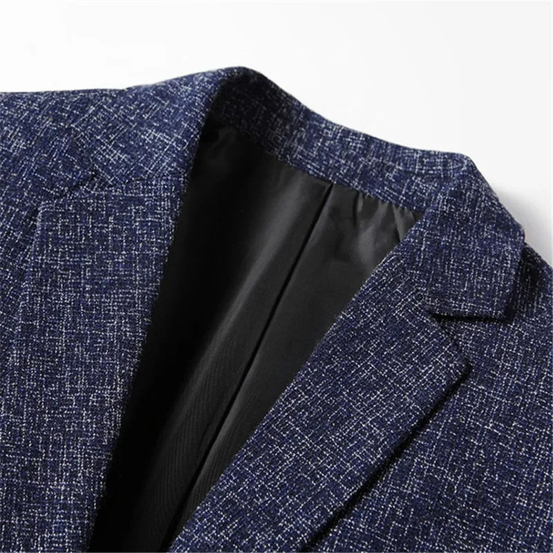 Miniaturebillede: FGKKS 2023 Spring Autumn Blazers Men Fashion Slim Casual Business Handsome Suit