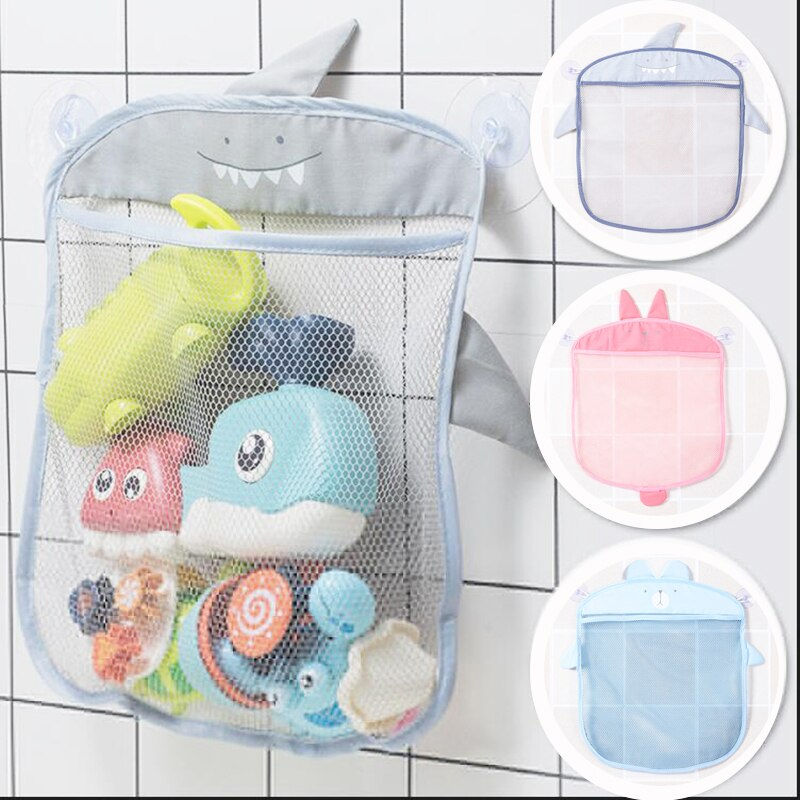 Μικρογραφία: Baby Bath Toys Organizer Quick Dry Toddlers Mesh Net Bag for Bathroom Toy Stora
