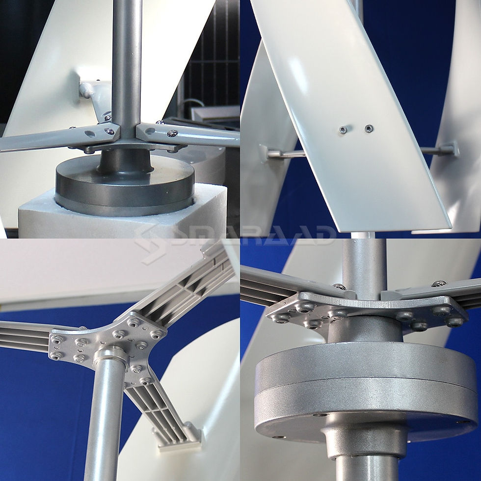 Thumbnail: Poland USA Fast Shipping Wind Turbine 1200W 1500W Vertical Generator