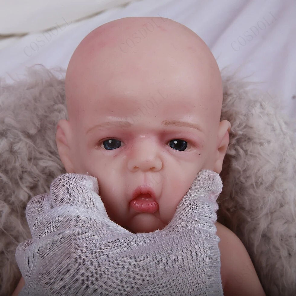 Thumbnail: COSDOLL 56cm 100% Full Body Silicone Reborn Baby Doll Realistic Baby Toys with