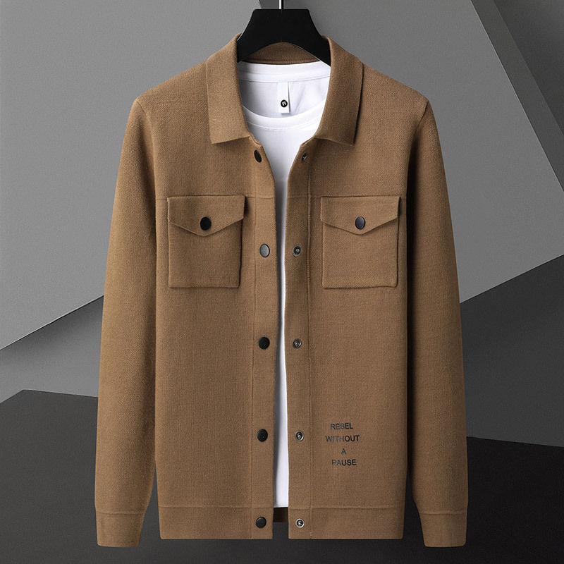 Miniatyrbild: New Cardigan Sweater Men's Coat