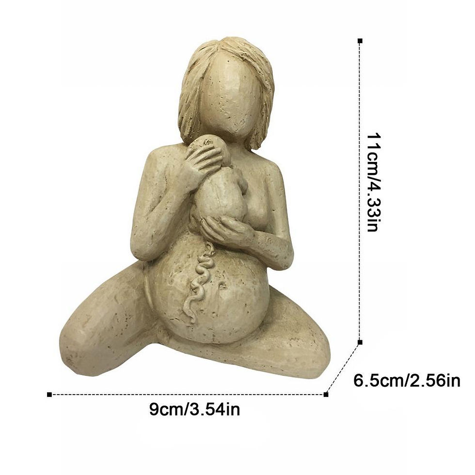 Thumbnail: Birthing Woman Sculpture Resin Crafts Ornaments Home Desktop Decoration Materna