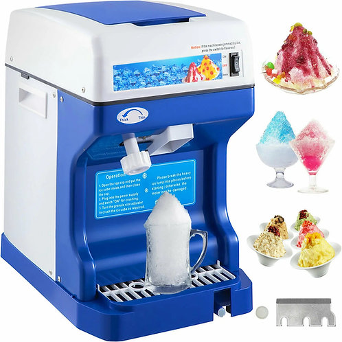 VEVOR 120/200 KG/H Electric Ice Shaver Branch Crusher Chopper Smoothie Blender