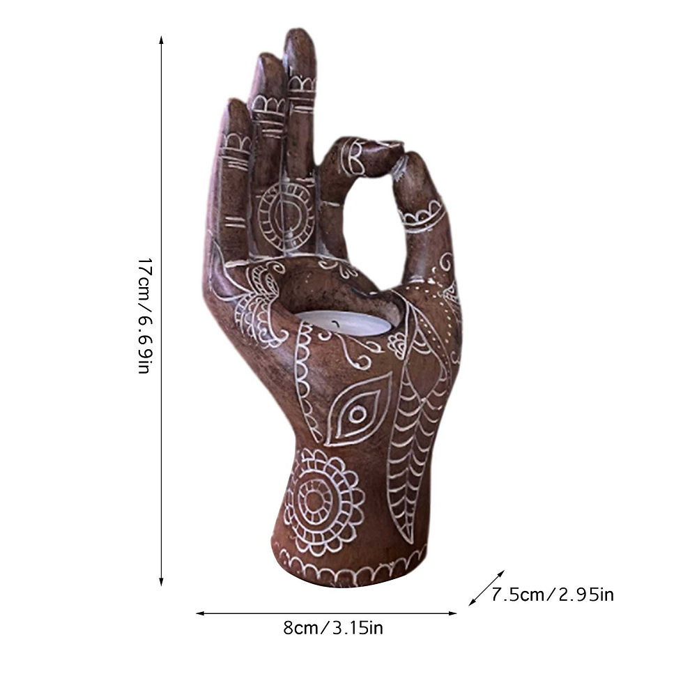Thumbnail: Ornament Feng Shui Home Office Living Room Yoga Figurines Candle Holder