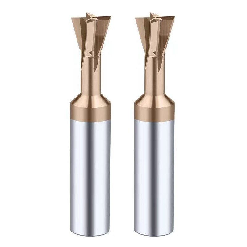 Thumbnail: Carbide Dovetail Milling Cutter Tungsten Steel Machining Tool for Metal CN