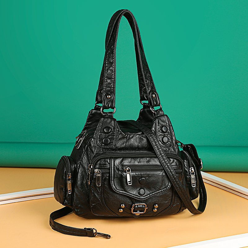 Thumbnail: New Fashion High Quality Woman Messenger Bag Luxury Soft Leather Handbags Women