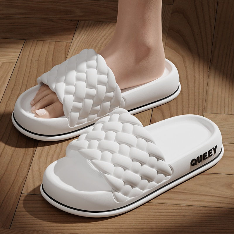 Minijatura: Summer Women Thick Slippers Sole Beach Slides Bathroom Anti-Slip Soft Sandals F