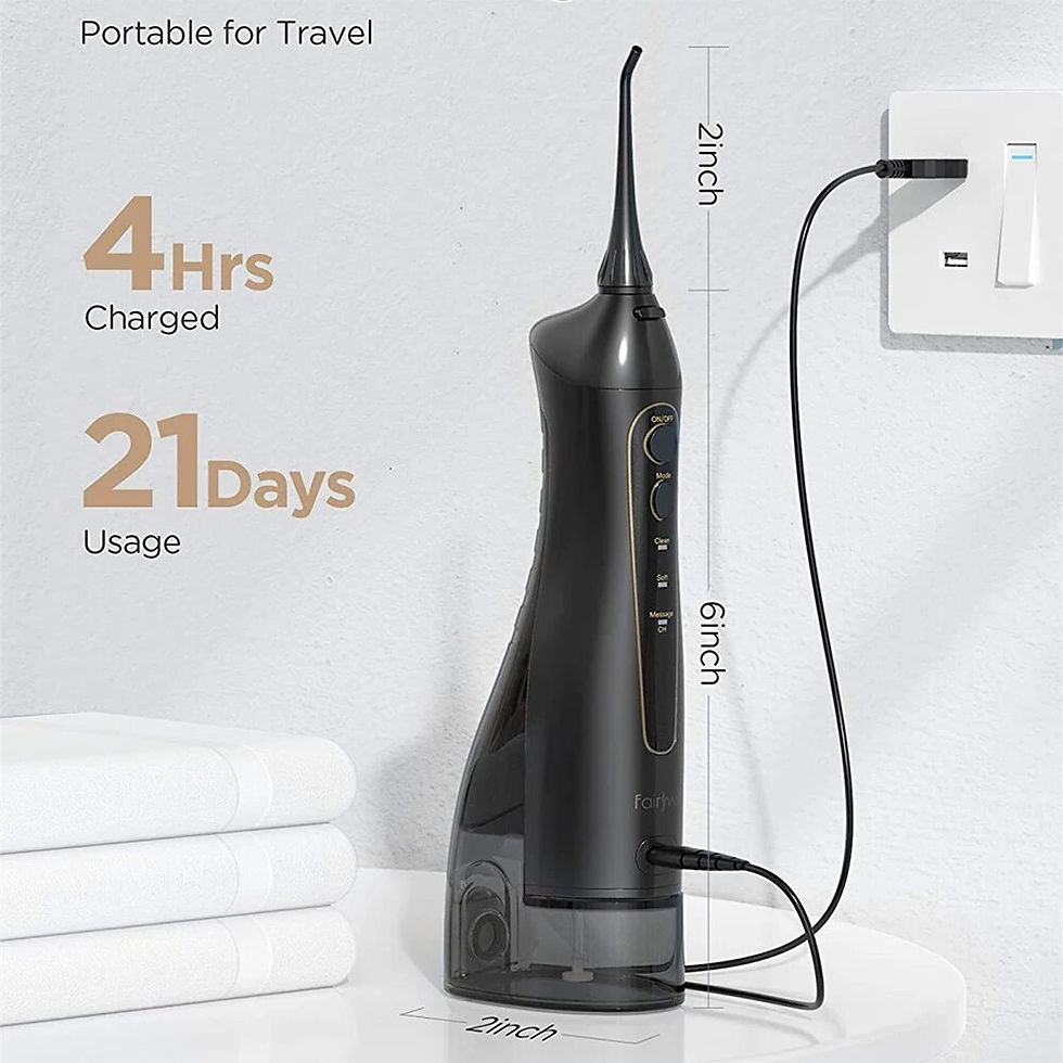 Miniaturebillede: Fairywill Water Flossers Oral Irrigator 300ml Dental Flosser Irrigator Teeth Cl