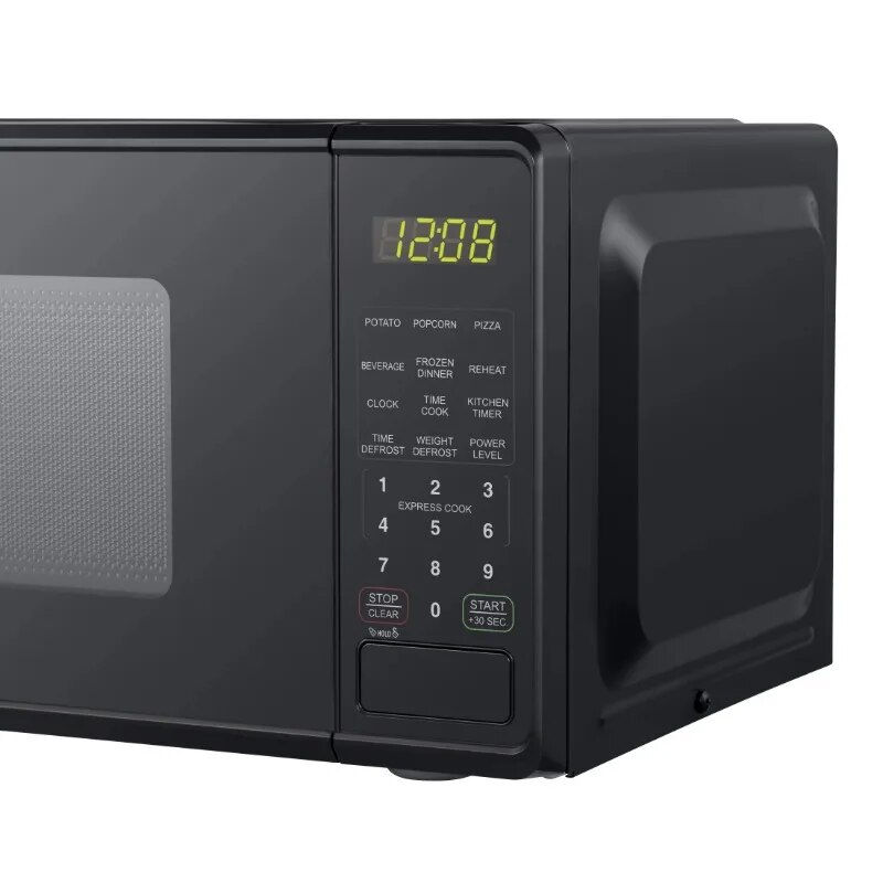 Miniatura: Mainstays 0.7 cu. ft. Countertop Microwave Oven, 700 Watts, Black