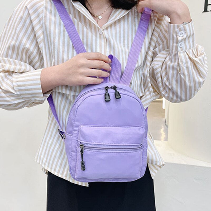 Thumbnail: Nylon Backpack Womens Backpack