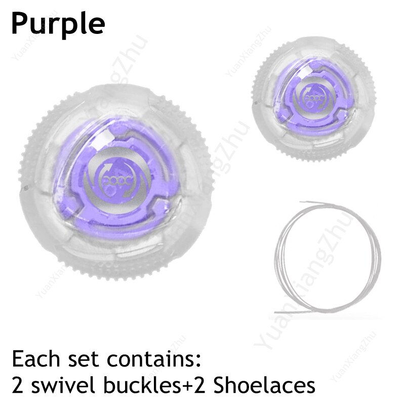 Thumbnail: New Automatic Shoelaces Without ties Swivel Buckle Elastic Laces Sneakers Adult