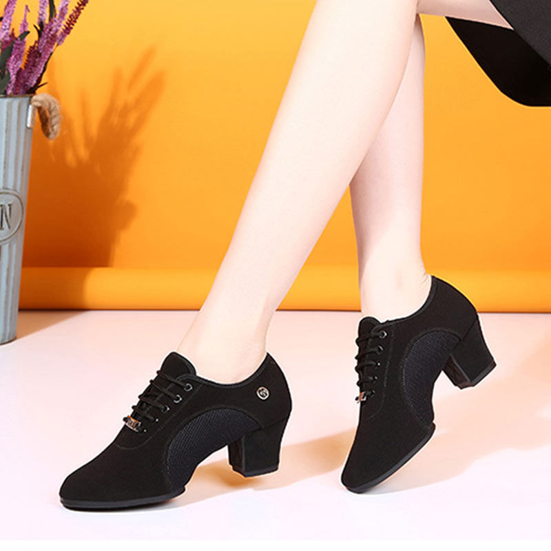 Miniatura: Women Dance Shoes Jazz Latin Ballroom Salsa Dancing Shoe High Heels Ladies Prac