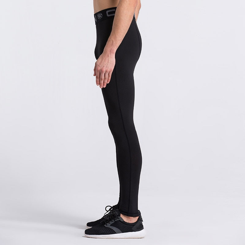 Miniatyrbilde: Mens Gym Compression Leggings Sport Training Pants Dry Fit Running Tights Fitne