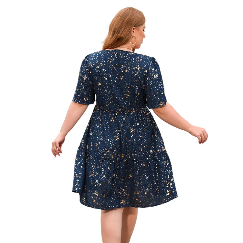Thumbnail: Plus Size Women Clothing Luxury Sequins Ladies A Line Dresses For Women 2023 Pa