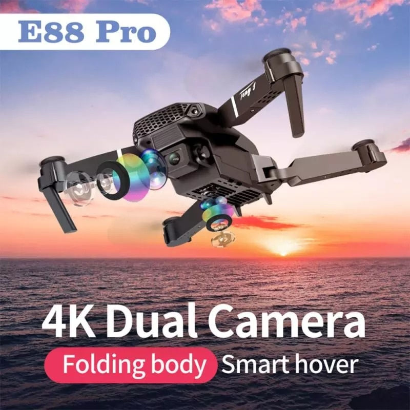 Thumbnail: ZHENDUO E88 Pro Drone 4k Profesional HD 4k Rc Airplane Dual-Camera Wide-Angle H