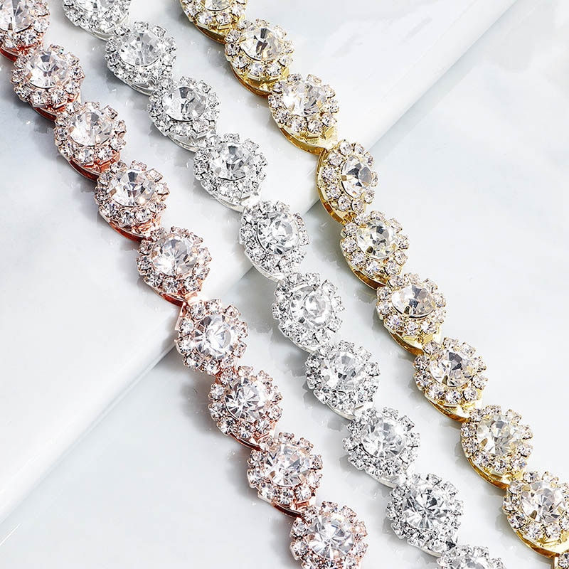 Μικρογραφία: The Europe and the United States Beam Wedding Bridal Headdress Luxurious Full R