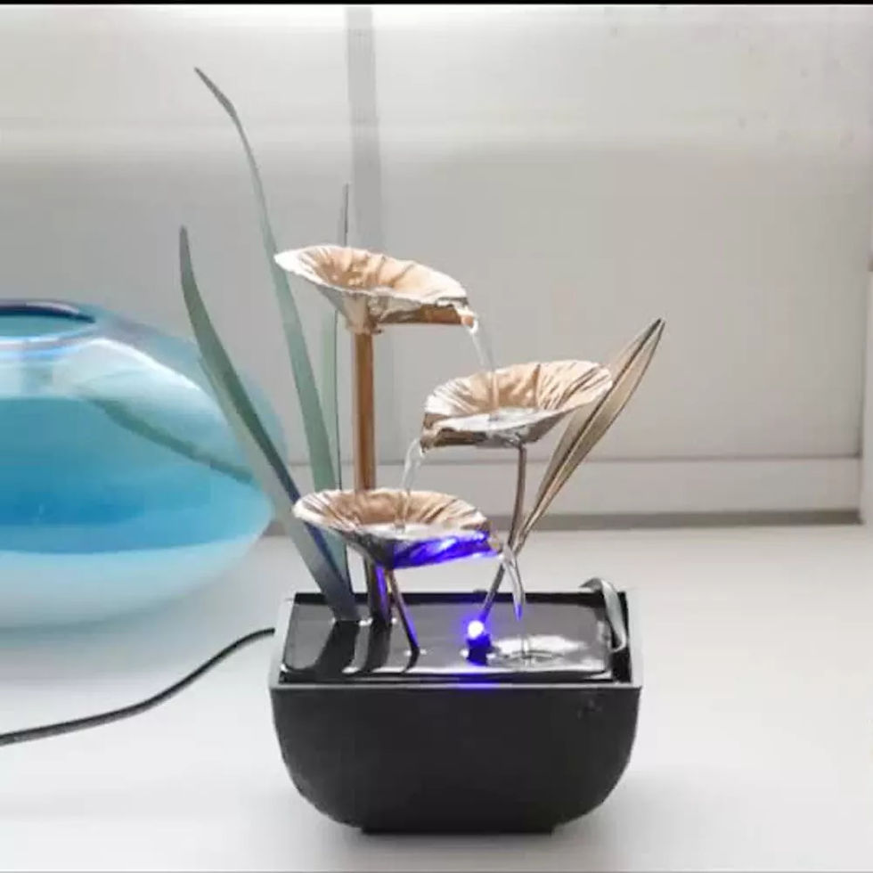 Thumbnail: Minimalist Water Desktop Fountains Indoor Waterfall Fountain Tabletop Water