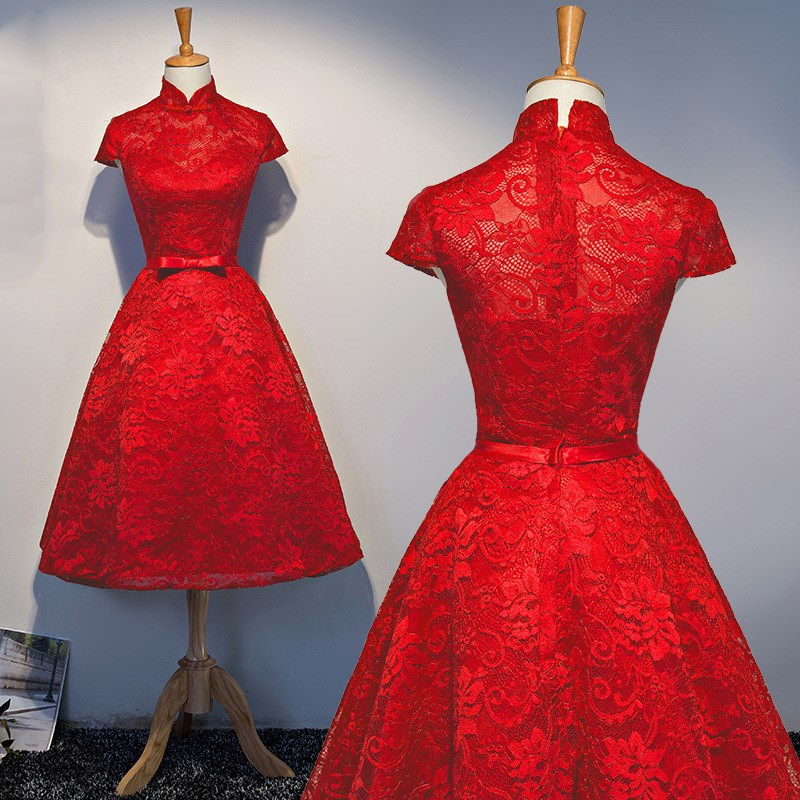 Minijatura: Long red dress