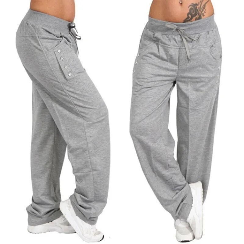 Thumbnail: Spring Autumn Loose Casual Pants Women 2023 Black Gray Pantalones Mujer Pantalo