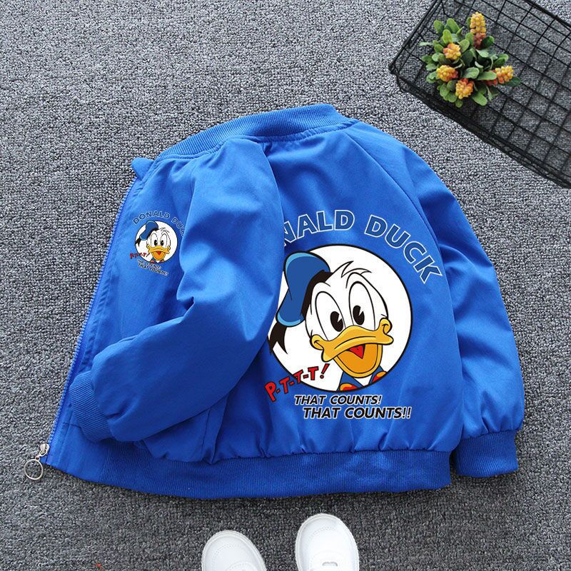 Thumbnail: Spring Baby Boys Girls Coats Cartoon Mickey Zipper Hoodies Jacket For Kids Swea