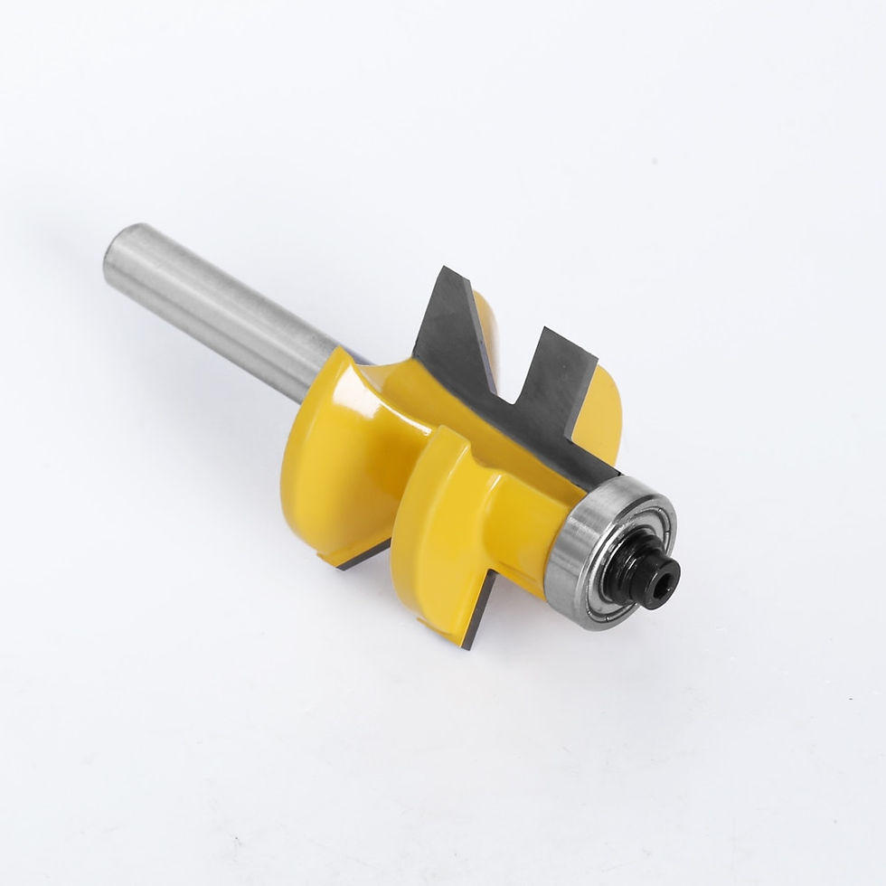 Thumbnail: 2pcs 8mm Shank 120 Degree Router Bit Set Woodworking Groove Cutters Tungsten Al