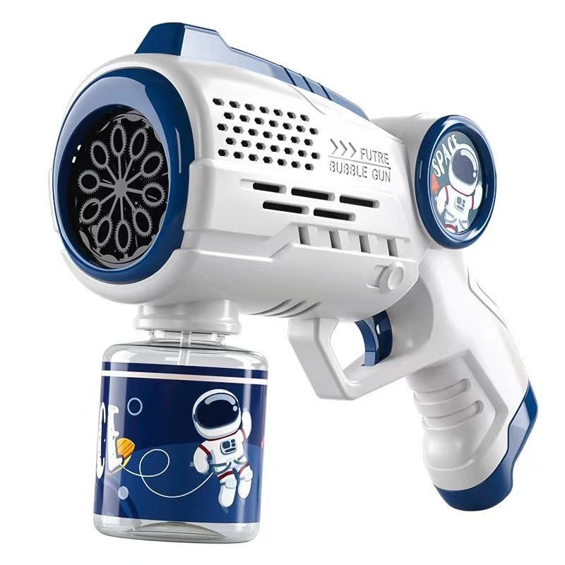 Thumbnail: Astronaut Electric Automatic Light Bubble Machine Bubbles Gun Summer Beach Bath