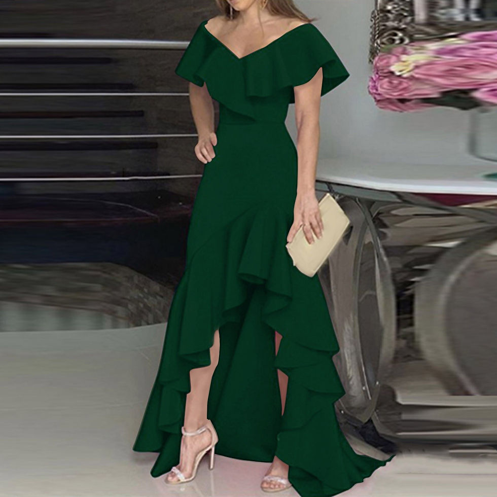 Thumbnail: Elegant Black Evening Party Dress Women's 2022 Fashion Split Bodycon Mermaid