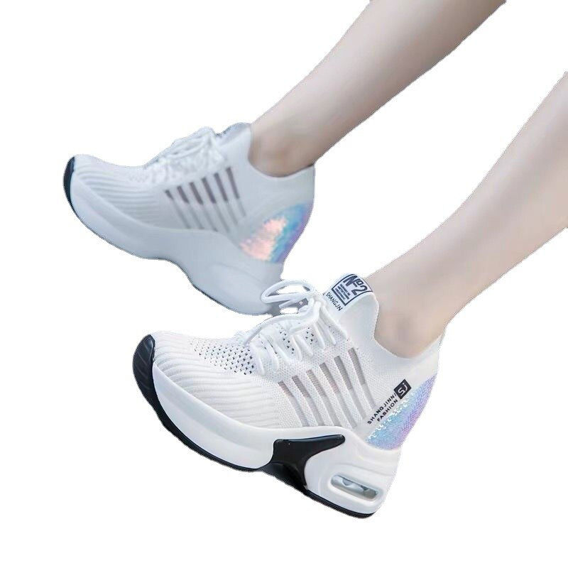 Thumbnail: Women's Sneakers Spring Sequined Casual Shoes Women Platform Heels