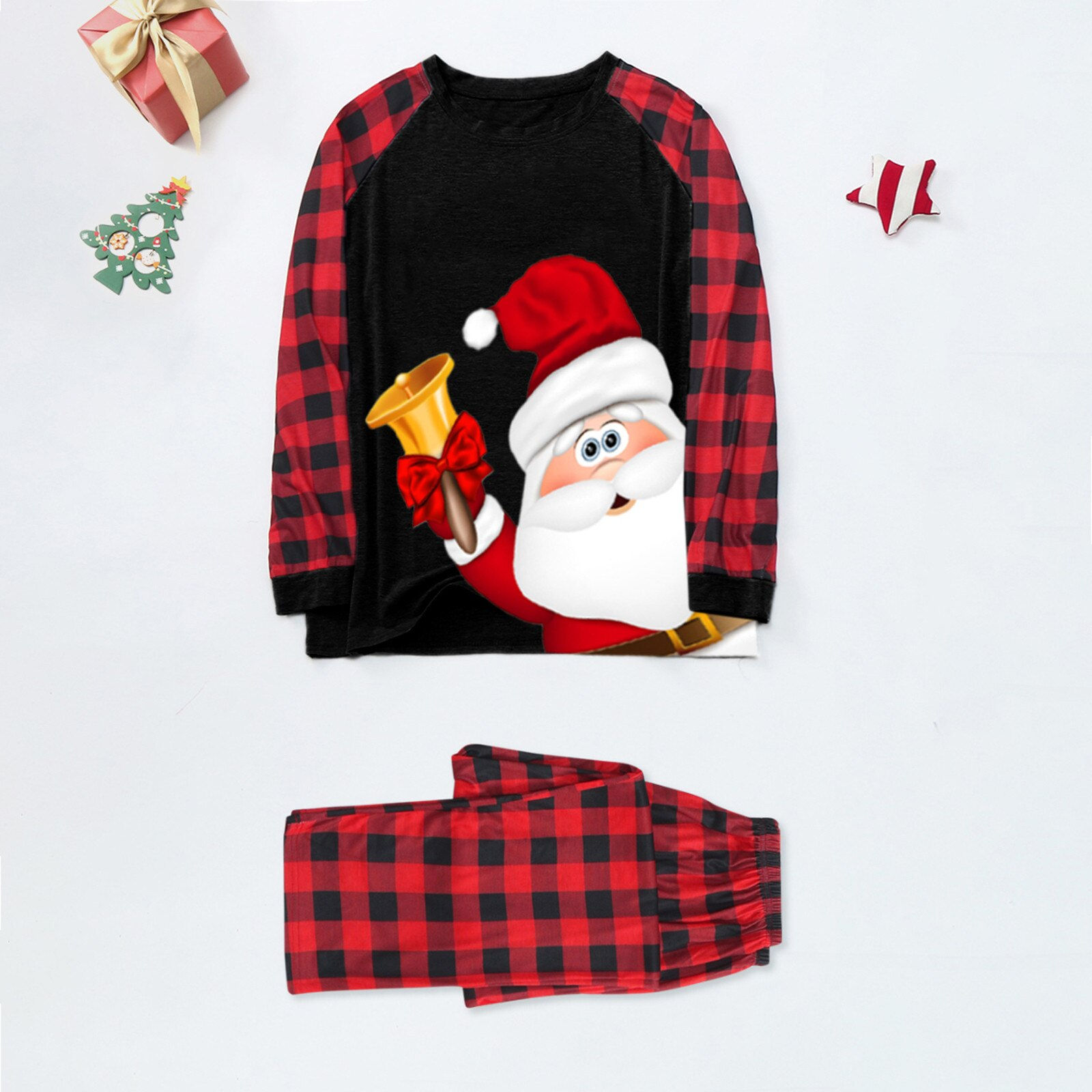 Christmas Family Pajamas Matching Outfits 2022 Family Pajamas Santa Claus