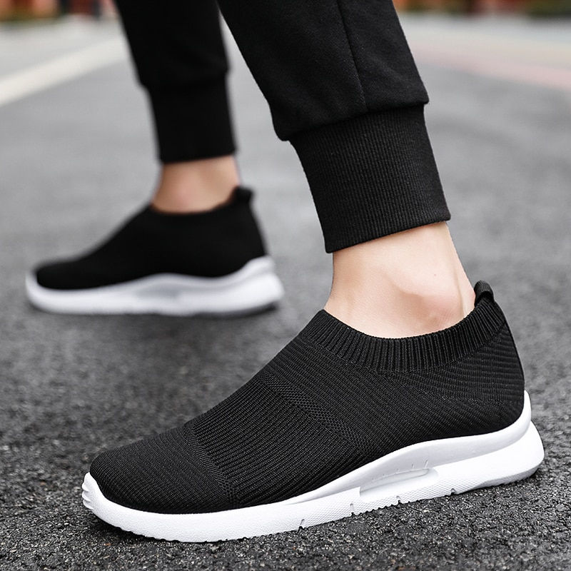 Thumbnail: Damyuan US Stock Light Running Shoes 46 Men Shoes Slip on Sock Sneakers