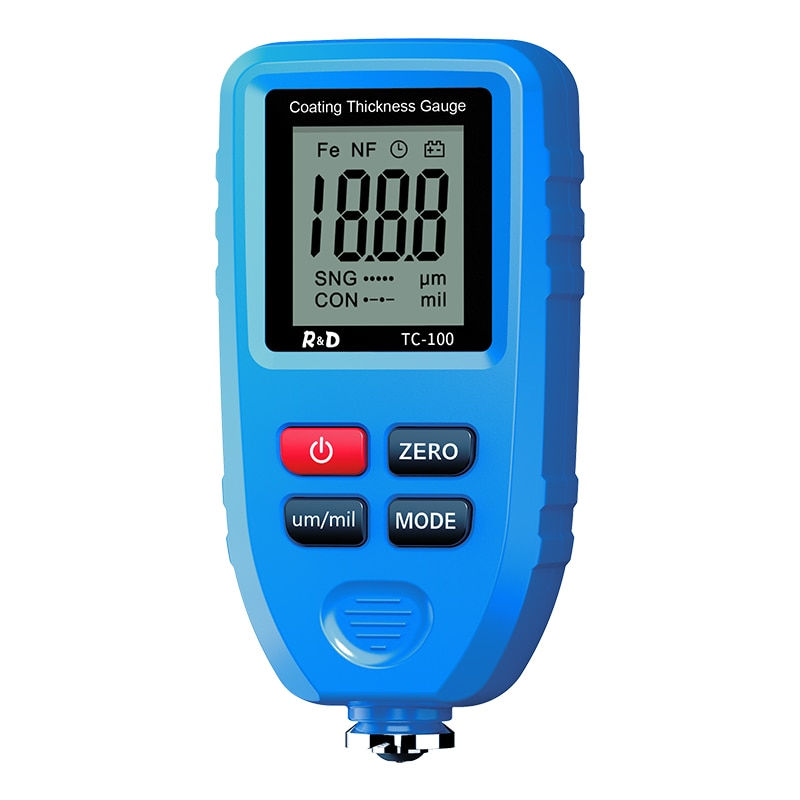Thumbnail: R&D TC100 Coating Thickness Gauge 0.1micron/0-1300 Car Paint Film Thickness Tes