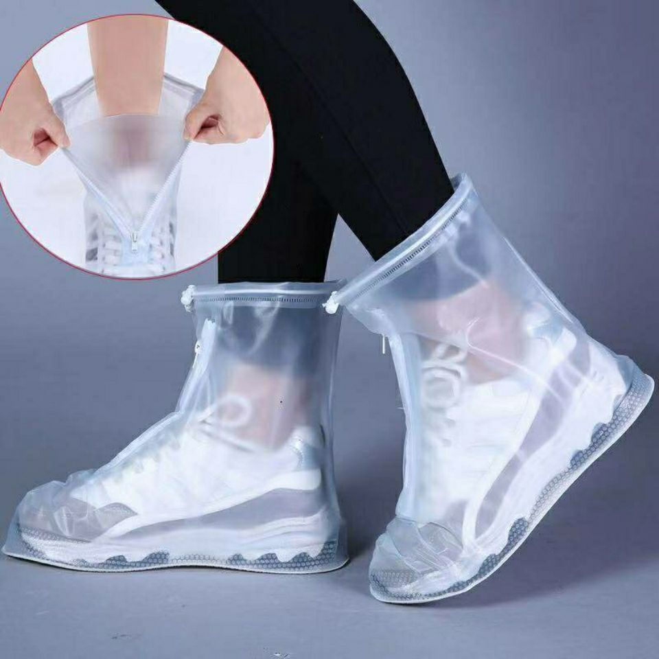 New Rain Boot Cover with Waterproof Layer Non-slip Wear-resistant Thick Waterpr