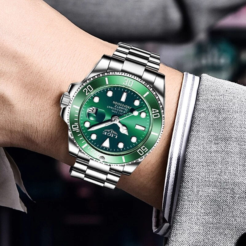 Miniatura: 2023 Top Brand Luxury Fashion Diver Watch Men 30ATM Waterproof Date Clock Sport