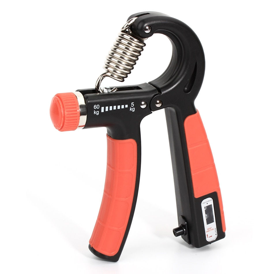 Thumbnail: WorthWhile 5-60Kg Countable Hand Grip Gym Fitness Men Adjustable Finger Heavy E