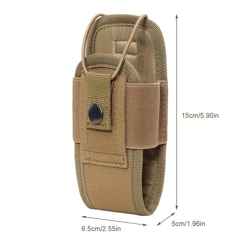Miniatura: 1000D Tactical Molle Radio Walkie Talkie Pouch Waist Bag Holder Pocket Portable