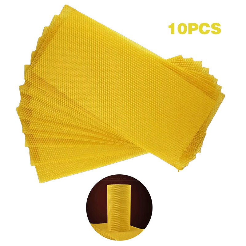 Thumbnail: 10Pcs Beeswax Foundation Press Mold Beekeeping Tools Honey Candles Maker