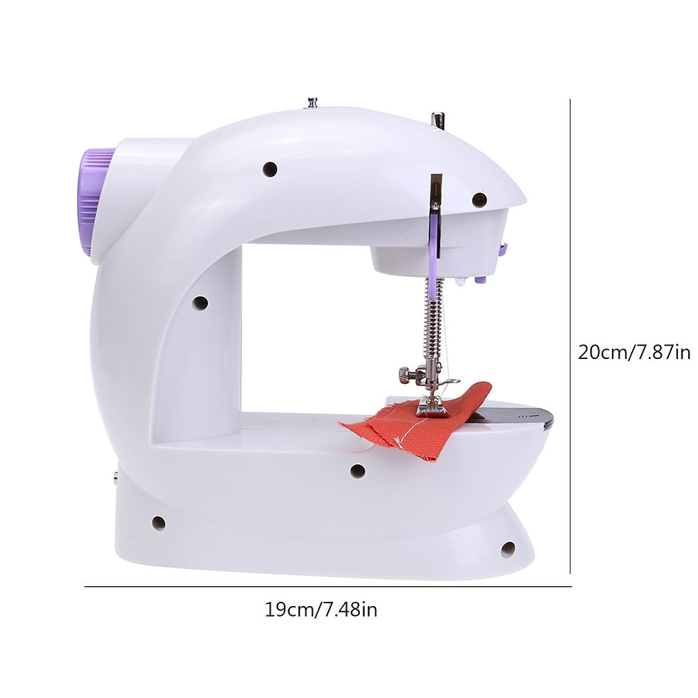 Thumbnail: Multifunctional Home Miniature Sewing Machine Crafting Mending Machine with Foo