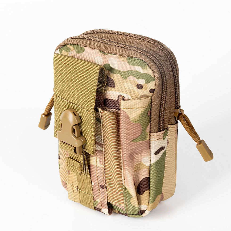 Thumbnail: Men Tactical Molle Pouch Belt Waist Pack Bag Small Pocket Military Waist Pack R