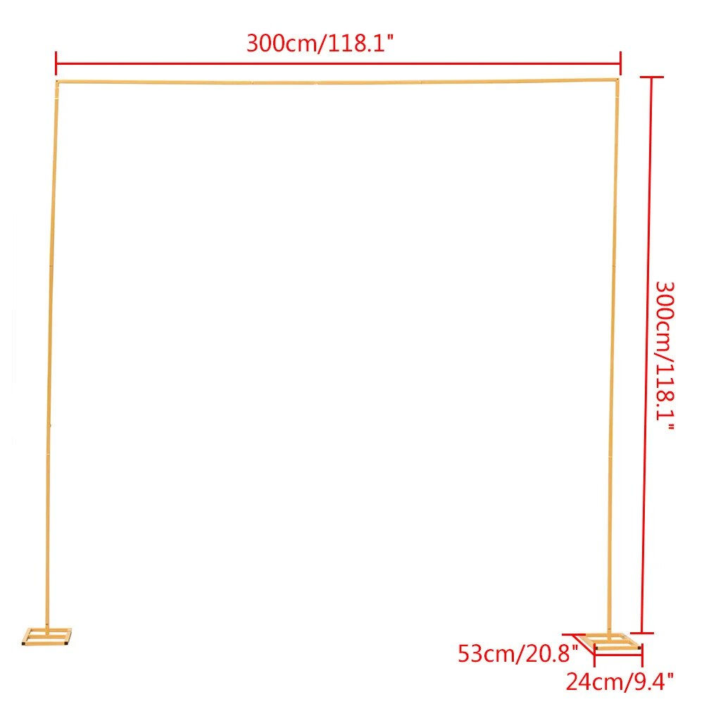High Quality Wedding Background Arch Frame Iron Flower Balloon Stand Backdrop V