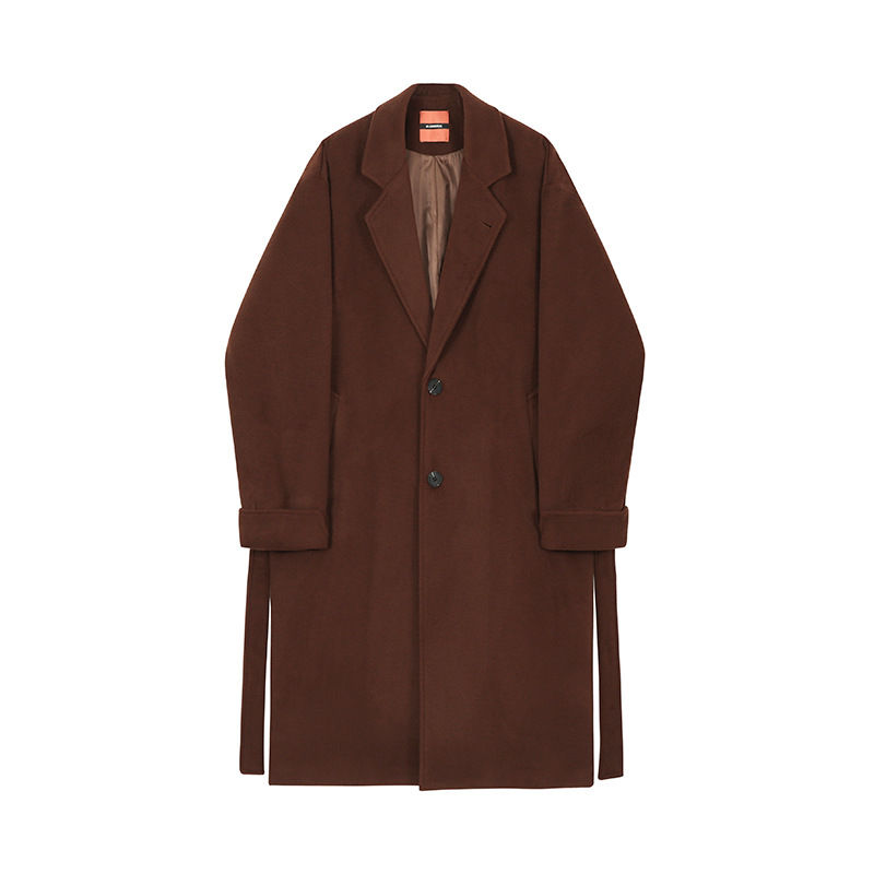 Thumbnail: Trendy Gentleman's Wool Thickened Men's Coat
