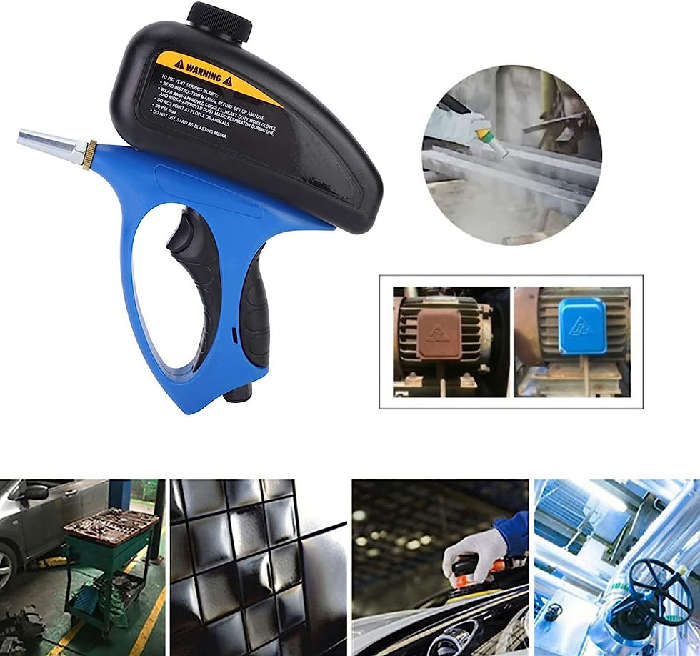 Thumbnail: 1Pcs Adjustable Sandblasting Gun 90psi Portable Sand Blaster Sand Blasting Mach