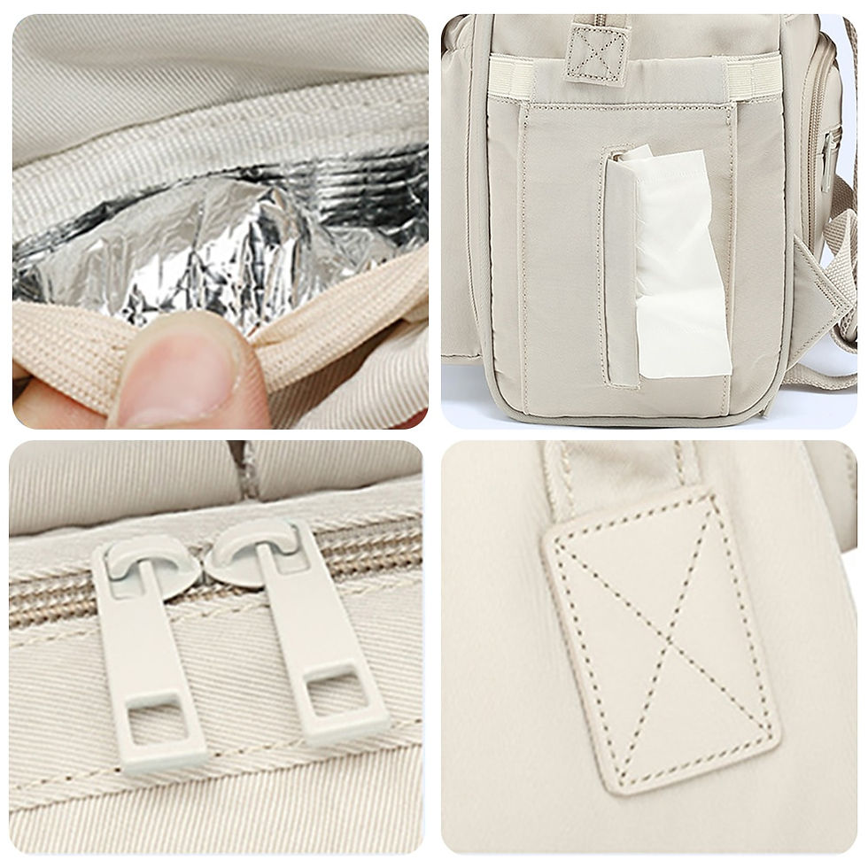 Miniatura: Baby Nappy Bag Mummy Bag Backpack Waterproof Storage Handbag Outdoor Travel Mom