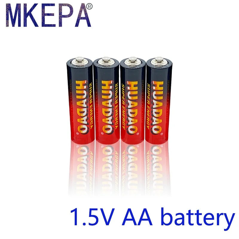 Disposable Huadao alkaline dry battery AA 1.5V battery, suitable for camera, ca