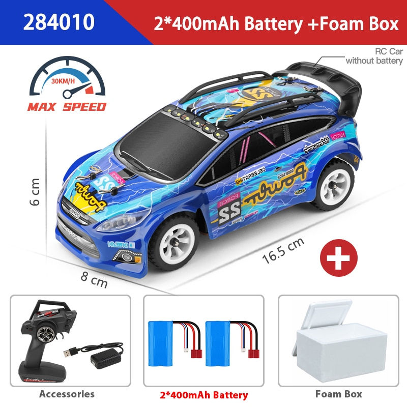Miniatura: WLtoys 1:28 284131 284161 2.4G Racing Mini RC Car 30KM/H 4WD Electric High Spee