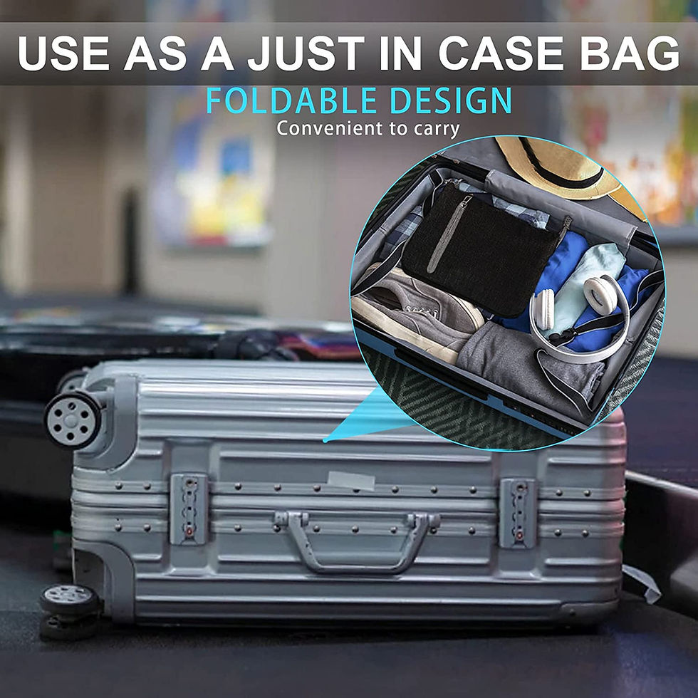 Thumbnail: Travel Duffle Bag 65L Foldable with Shoes Compartment Overnight for Men Women W