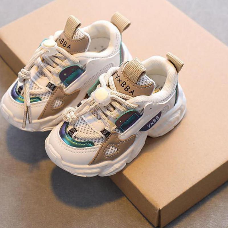 サムネイル： Size 21-36 Baby Toddler Shoes For Boys Girls Breathable Mesh Little Kids Casual